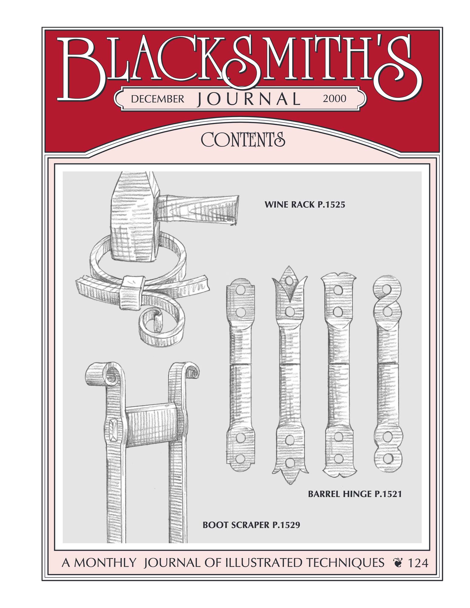 Cover image of Blacksmith's Journal with boot scraper article.